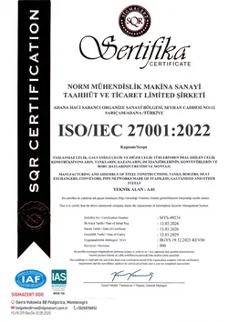 ISO 27001 Bilgi Güvenliği Yönetim Sistemi Uygunluk Sertifikamız